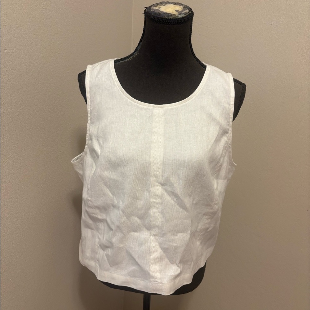 Banana Republic Linen Sleeveless Top Size Large